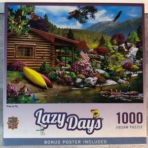Masterpieces 750-Piece Jigsaw Puzzle for Adults and Family - Free to Fly